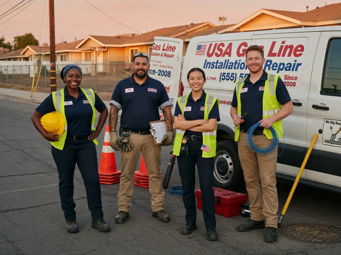Gas Line Installation company in Rossiter, PA
